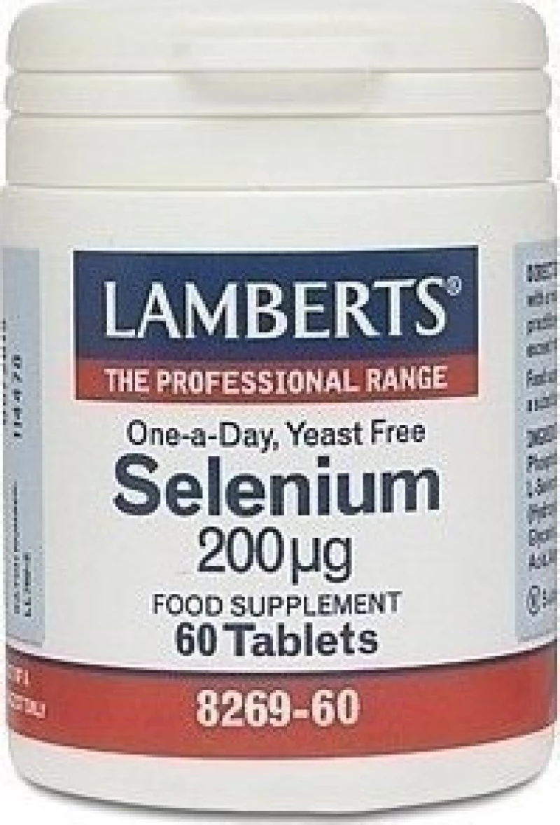 Lamberts Selenium 200μg 60 ταμπλέτες