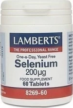 Lamberts Selenium 200μg 60 ταμπλέτες