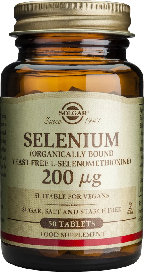 Solgar Selenium 200μg 50 ταμπλέτες
