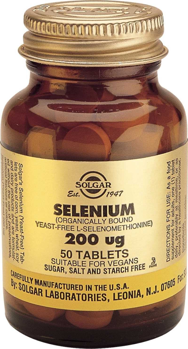 Solgar Selenium 200μg 50 ταμπλέτες