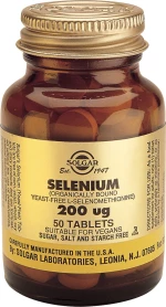Solgar Selenium 200μg 50 ταμπλέτες