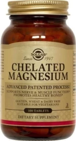 Solgar Chelated Magnesium 100 ταμπλέτες