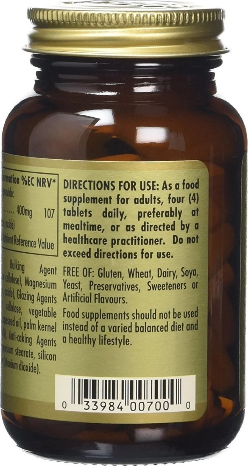 Solgar Chelated Magnesium 100 ταμπλέτες