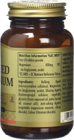 Solgar Chelated Magnesium 100 ταμπλέτες
