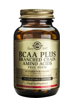 Solgar BCAA Plus 50 φυτικές κάψουλες