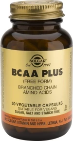 Solgar BCAA Plus 50 φυτικές κάψουλες