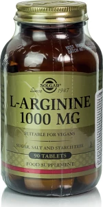 Solgar L-Arginine 1000mg 90 ταμπλέτες