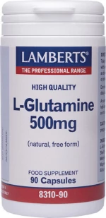 Lamberts L-Glutamine 500mg 90 κάψουλες