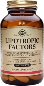 Solgar Lipotropic Factors 100 ταμπλέτες