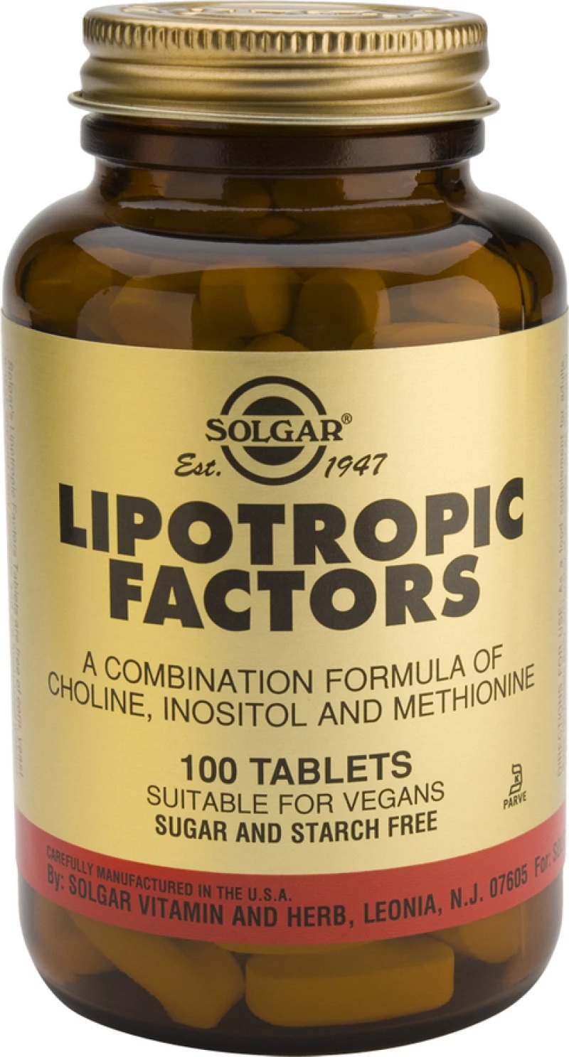 Solgar Lipotropic Factors 100 ταμπλέτες