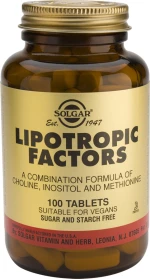 Solgar Lipotropic Factors 100 ταμπλέτες
