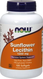 Now Foods Sunflower Lecithin 1200mg 100 μαλακές κάψουλες
