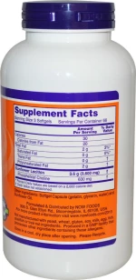 Now Foods Sunflower Lecithin 1200mg 100 μαλακές κάψουλες