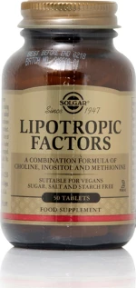 Solgar Lipotropic Factors 50 ταμπλέτες