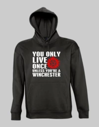 Yolo Winchester hoodie - BLACK
