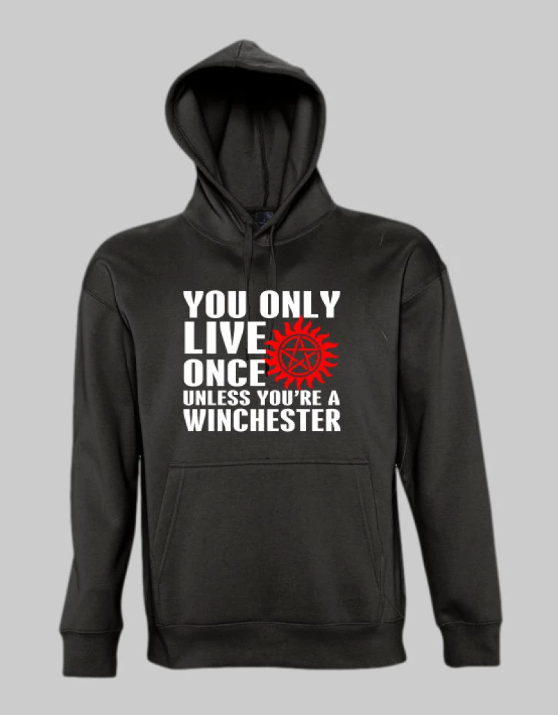 Yolo Winchester hoodie - BLACK
