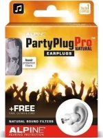 Alpine PartyPlug Pro Natural Ωτοασπίδες 2τμχ σε Διάφανο Χρώμα
