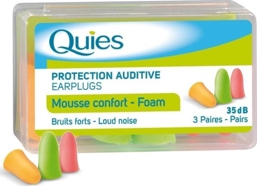 Quies Foam Ωτοασπίδες 9τμχ Πολύχρωμες