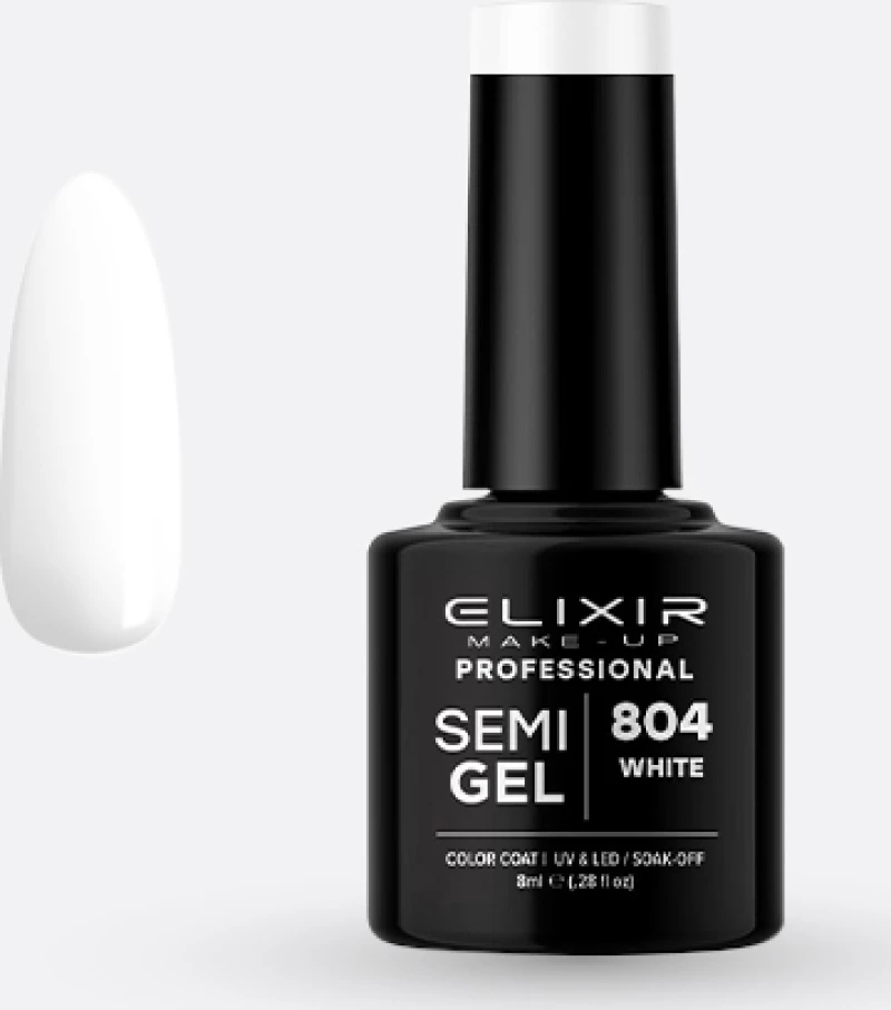 Elixir Semi Gel 804 White 8ml
