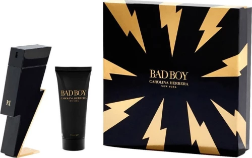 Carolina Herrera Bad Boy Set Eau De Toilette 100ml & Shower Gel 100ml