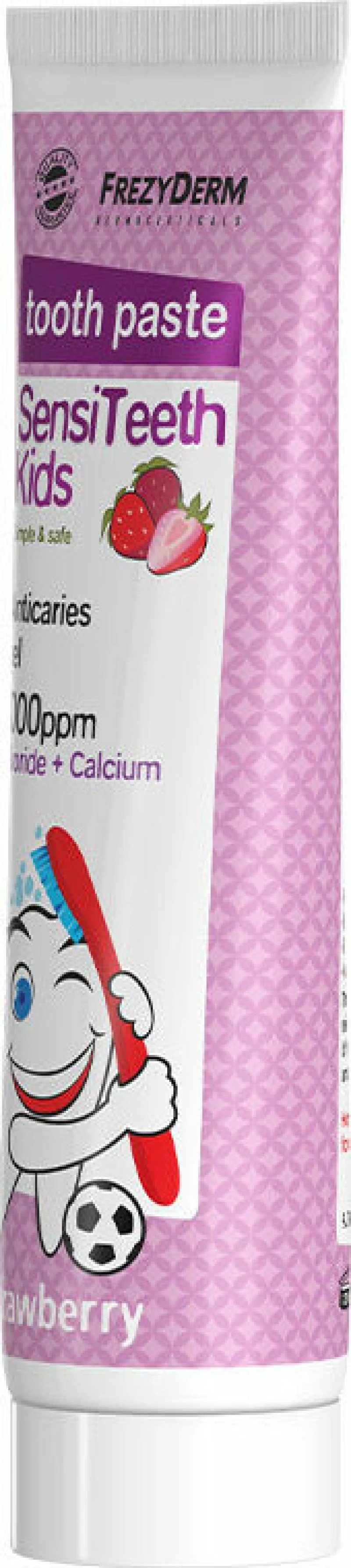 Frezyderm Οδοντόκρεμα SensiTeeth 50ml 1000 ppm με Γεύση Strawberry