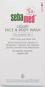 Sebamed Liquid Face & Body Wash 1000ml