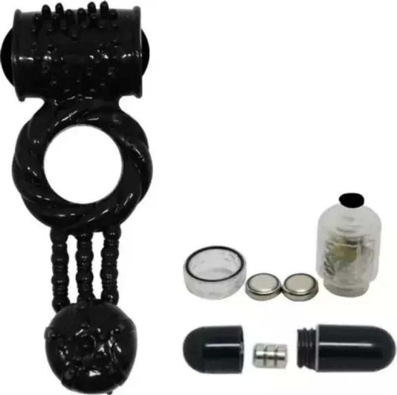 Baile Sweet Ring Double Stimulation Black