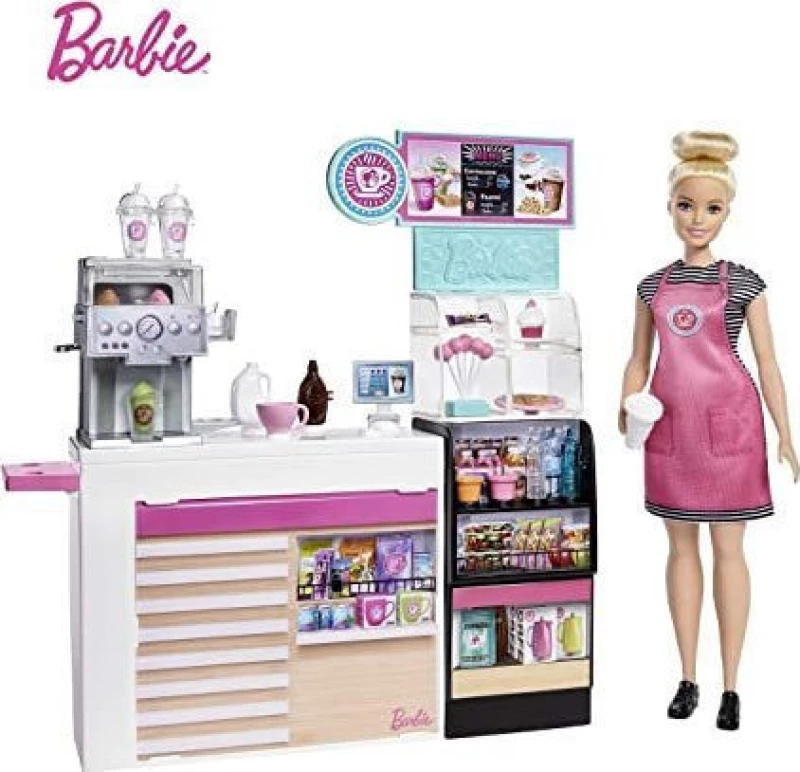Barbie Καφετέρια με Κούκλα