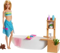 Barbie Wellness - Τζακούζι με Κούκλα