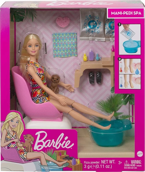 Barbie Wellness - Ινστιτούτο Μανικιούρ με Κούκλα