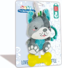 Clementoni Baby Soft Dog Rattle
