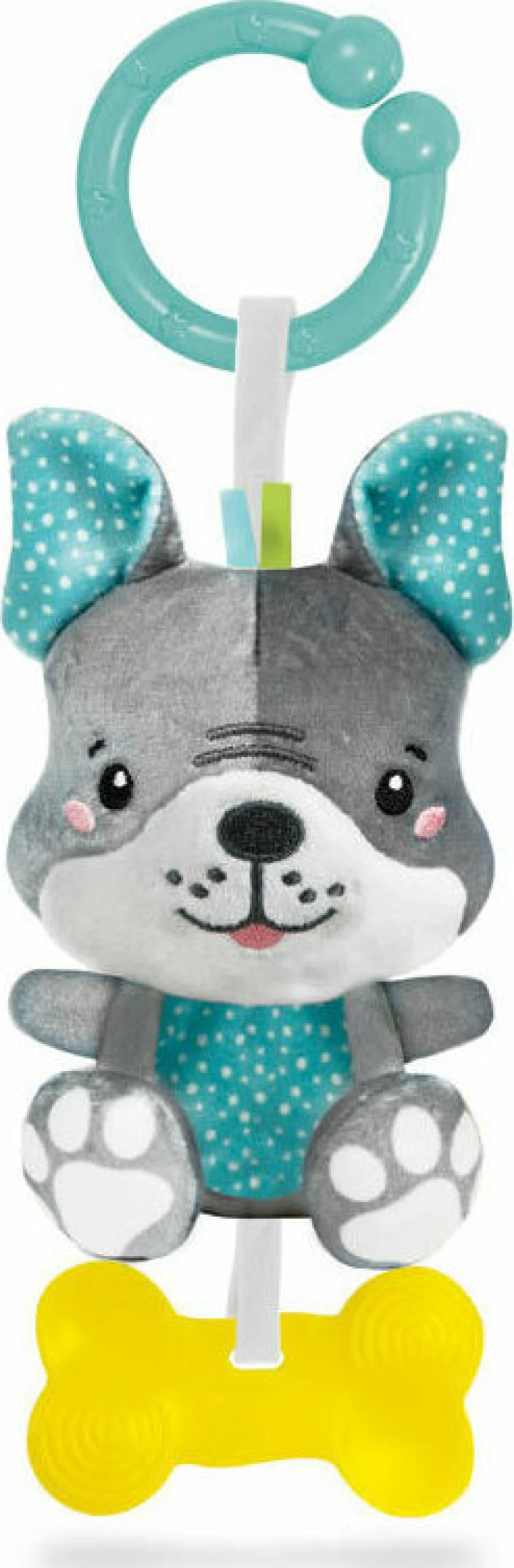 Clementoni Baby Soft Dog Rattle