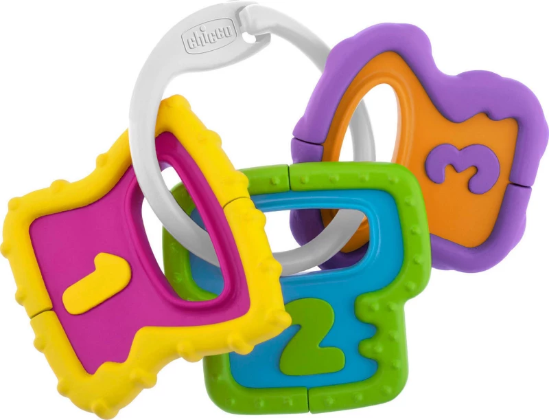Chicco Χρωματιστά Κλειδιά 3m+ 1τμχ