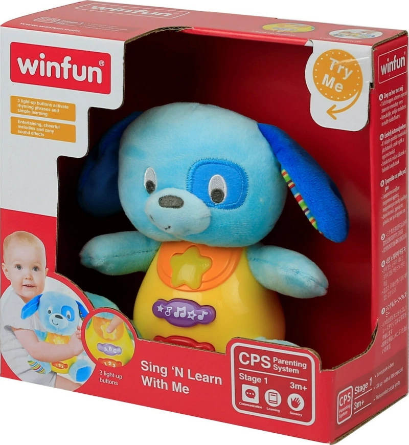 Winfun Μελωδικό Εκπαιδευτικό Σκυλάκι Blueberry