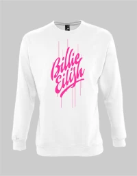 BILLIE EILISH KIDS SWEATSHIRT NEW - WHITE