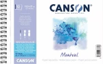 Μπλοκ Canson Montval Aqua Snow 270gr 13.5x21cm 12 Φύλλα