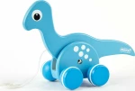 Pin Toys Ξύλινη Τρεχαλίτσα Δεινόσαυρος Βραχιόσαυρος