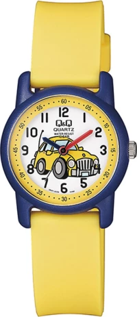Q&Q Vr41J009 Kids Yellow Rubber Strap