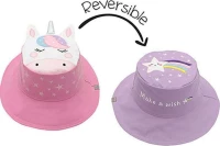 Flapjackkids Παιδικό Καπέλο Bucket Υφασμάτινο Αντιηλιακό για Κορίτσι Ροζ