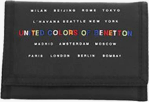 Benetton Πορτοφόλι 333-91364 Μαύρο