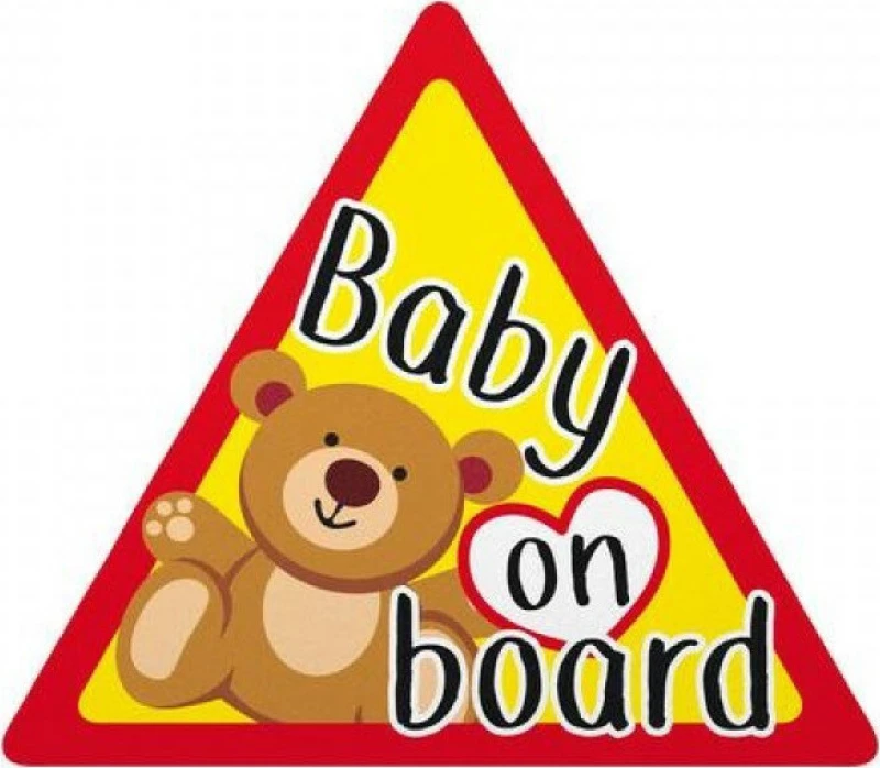 Lampa Σήμα Baby on Board Με Αυτοκόλλητο