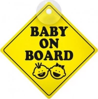 Lampa Σήμα Baby on Board Με Βεντούζα