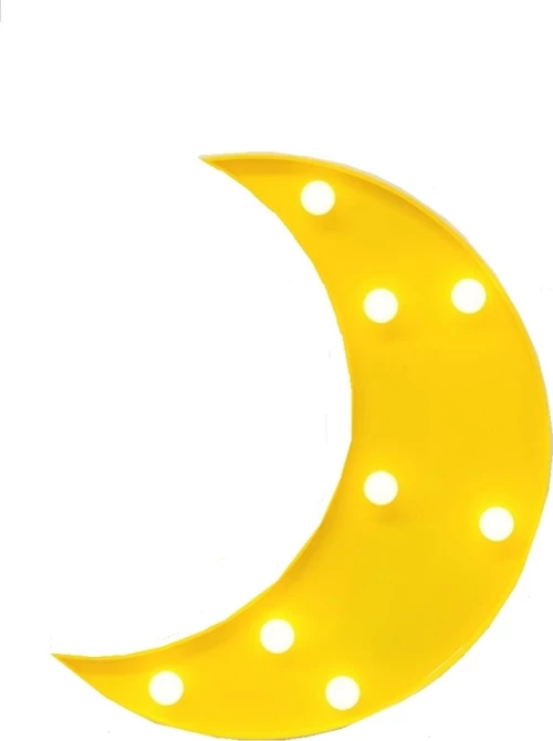 Kiokids Παιδικό Φωτιστικό Πλαστικό Yellow Moon