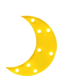 Kiokids Παιδικό Φωτιστικό Πλαστικό Yellow Moon