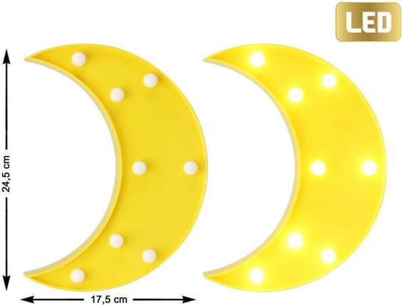 Kiokids Παιδικό Φωτιστικό Πλαστικό Yellow Moon