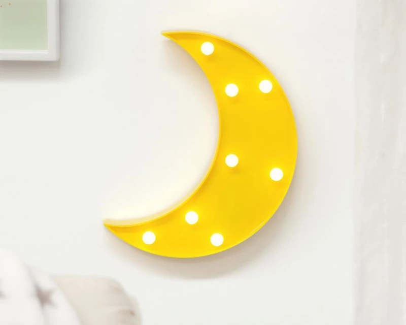Kiokids Παιδικό Φωτιστικό Πλαστικό Yellow Moon