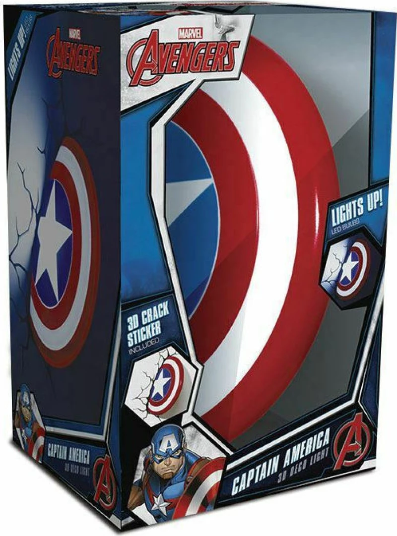 Marvel 3D Led Light Captain America Shield -3Dl49463