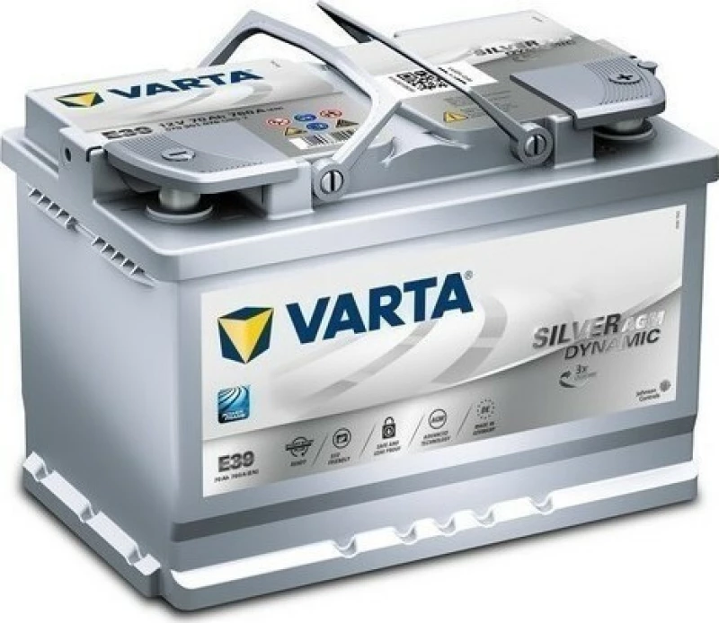 Varta Μπαταρία Αυτοκινήτου Silver Dynamic E39 με Χωρητικότητα 70Ah και CCA 760A Start/Stop