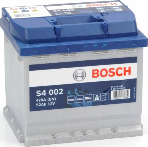 Bosch Μπαταρία Αυτοκινήτου S4002 με Χωρητικότητα 52Ah και CCA 470A
