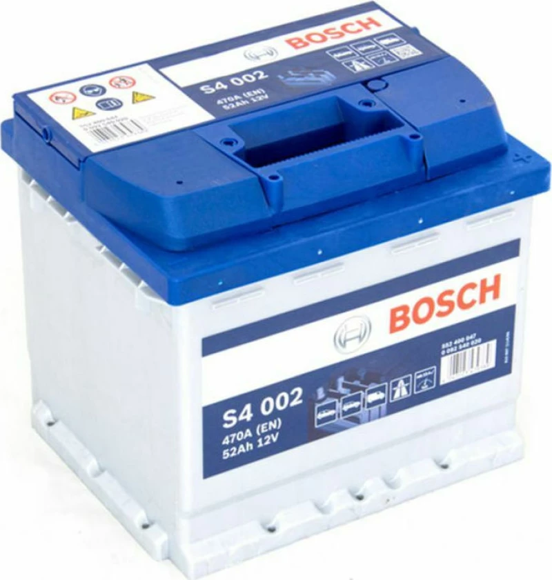 Bosch Μπαταρία Αυτοκινήτου S4002 με Χωρητικότητα 52Ah και CCA 470A